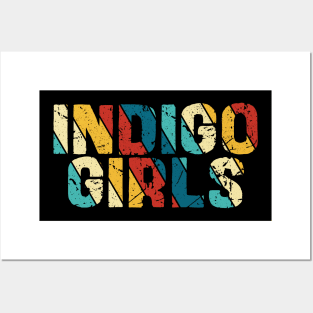 Retro Color - Indigo Girls Posters and Art